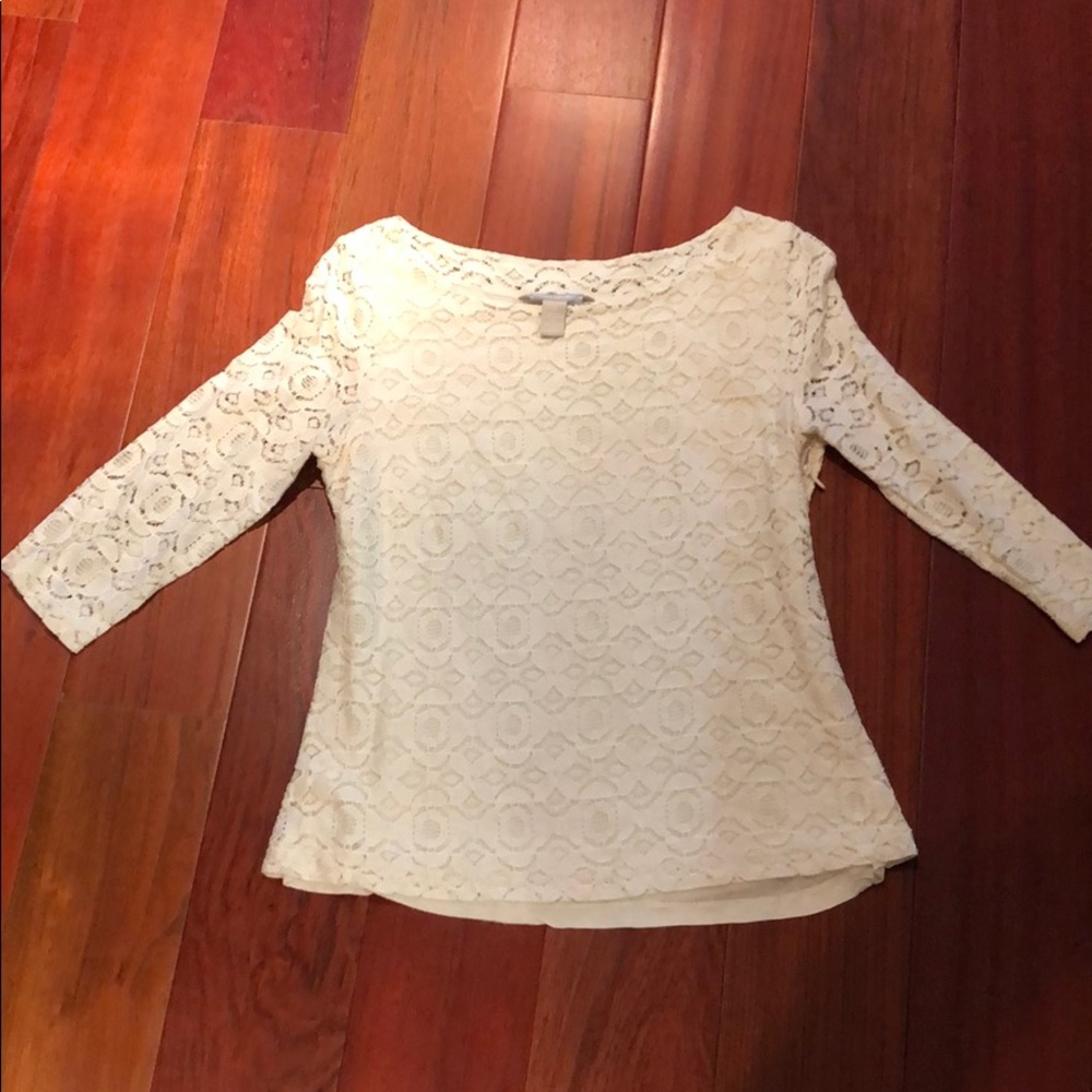 Off-White lace shirt